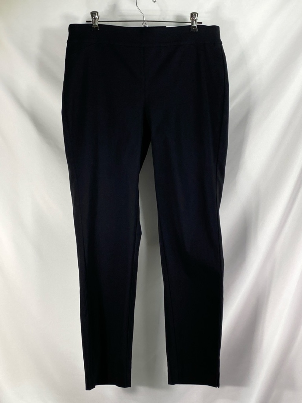 JM Collection Deep Black Slim Leg Women's Pull-On Pants Size OX NWT